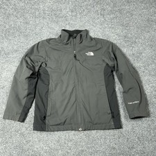 The North Face Jacket Youth Medium Gray TNF Apex Softshell Full Zip Fleece Lined