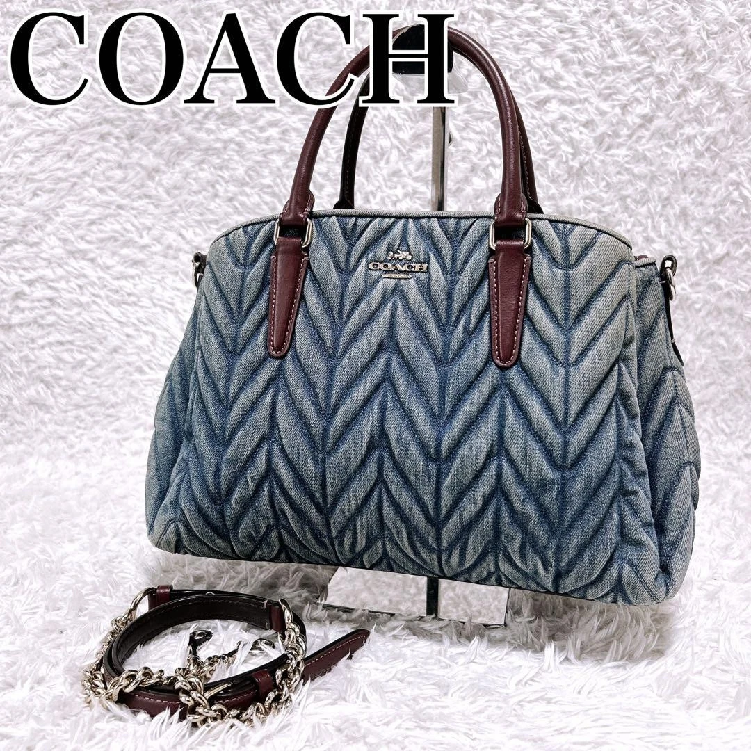 Coach Denim Exterior Bags & Handbags for Women for sale | eBay