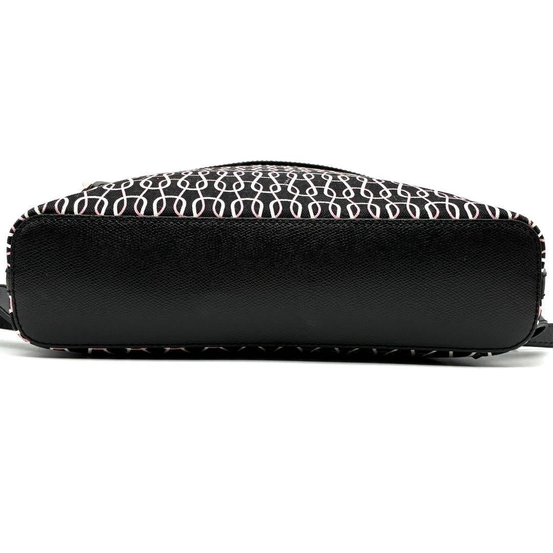 Furla Piper Backpack All Over Pattern Leather Bla… - image 5