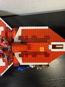 Lego Star Wars 7665 Republic Cruiser 100% Complete Minifigures, Instruction Box