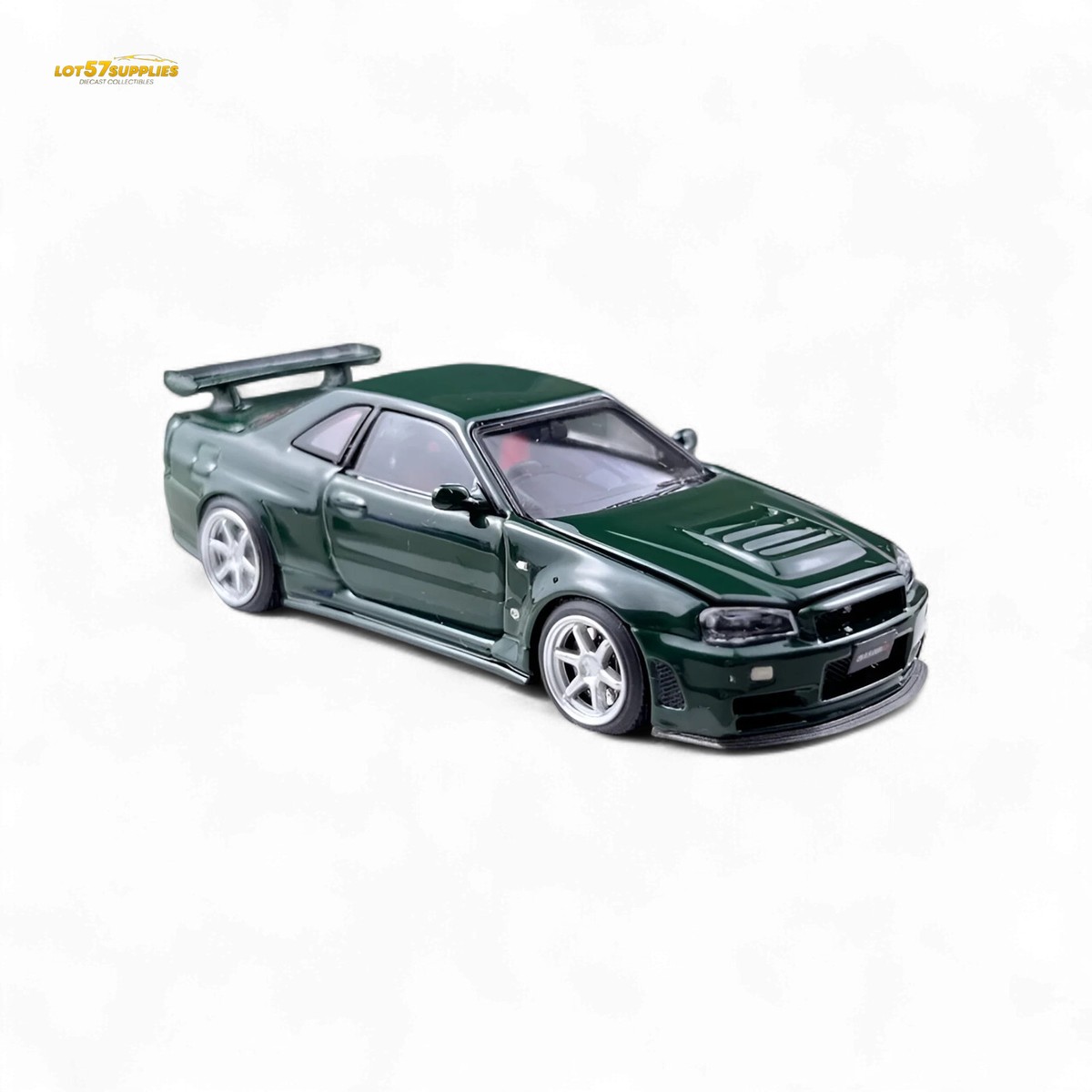 PGM 1/64 日産 GTR R34 Z-TUNE ブリティッシュグリーン PGM Nissan GTR R34 Z-TUNE - British Green 1:64 Luxury Box 1:64 | eBay