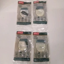 8 GENUINE COLEMAN LANTERN MANTLES #21 STRING TIE 4 PACKS OF 2 (8 MANTLES)