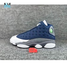 Air Jordan 13 Flint Grey Retro Navy University Blue 2026 Men's Shoes IW3808-400