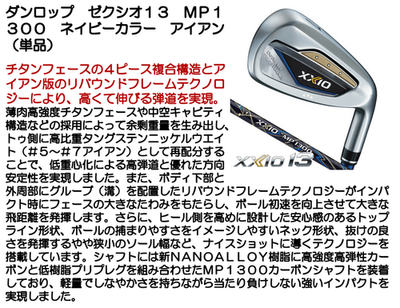 Dunlop XXIO 13 Navy Iron Wedge AW MP1300 Flex Regular New | eBay