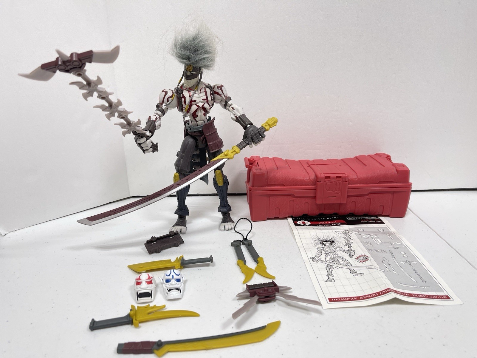 GI Joe Sigma 6 Cobra Dark Ninja Master - Hasbro 2007