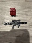 GI Joe 1990 Saw Viper Gun + Backpack Cobra Accessory Figure Part Hasbro