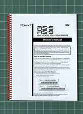 Roland RS-9 — Owners Manual User Guide Instructions — 181 Pages — USA Made