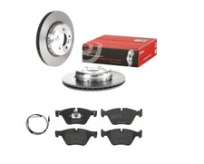 FOR BMW 5 SERIES 520D 2.0 M SPORT F10 BREMBO FRONT BRAKE DISCS AND BRAKE PADS