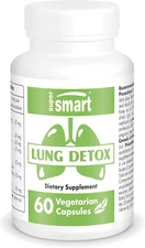 Supersmart Lung Detox Natural Formulation with Quercetin, Bromelain, Tumeric Cur