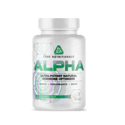 Core Nutritionals ALPHA - Anabolic Hormone Booster & Estrogen Blocker 56 Caps