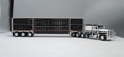 DCP1/64 Peterbilt389 アメリカトラック野郎 デコトラミニカー DCP 1/64 Gold Black Peterbilt 389 Semi Truck Farm Toy | eBay