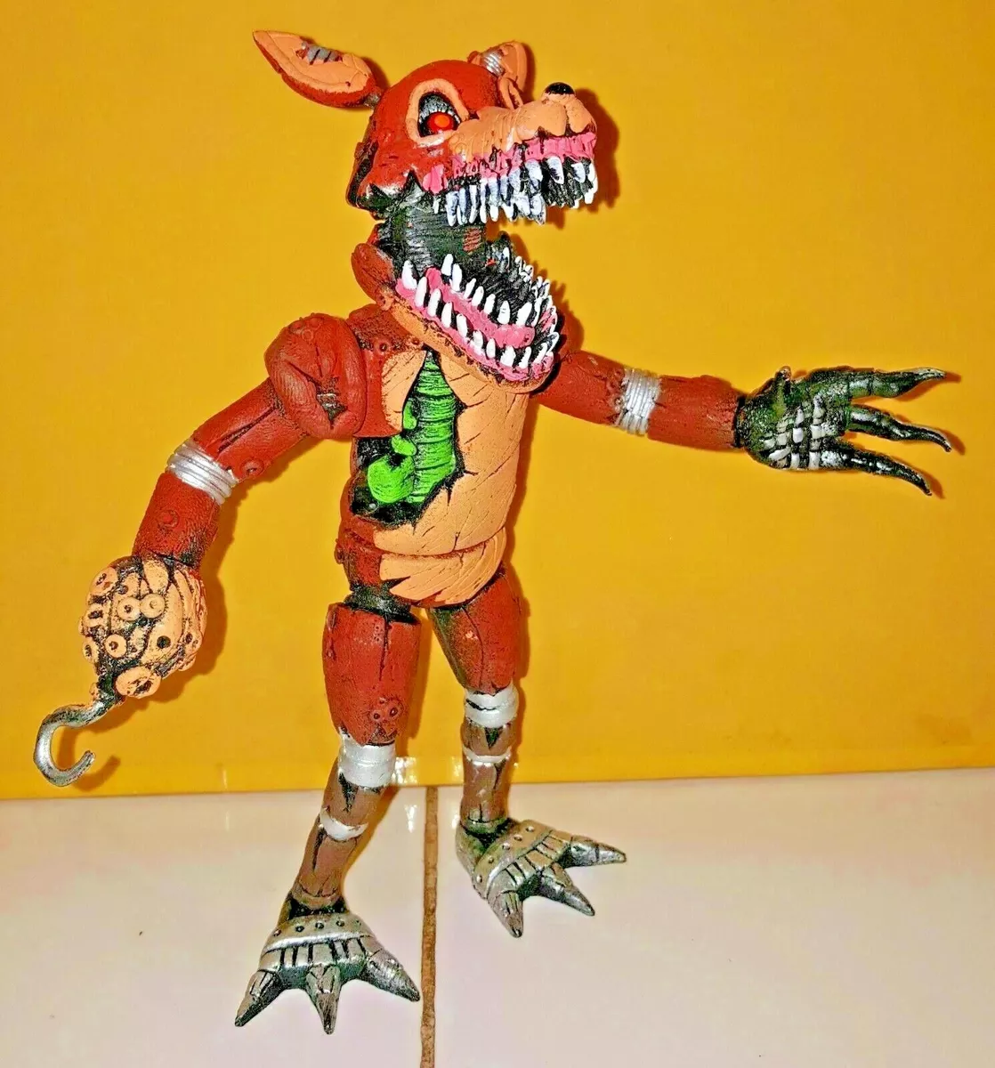 FNAF ANIMATRONIC TWISTED FOXY action figure size 8 Five Nights at Freddy's  ⚡⚡⚡⚡