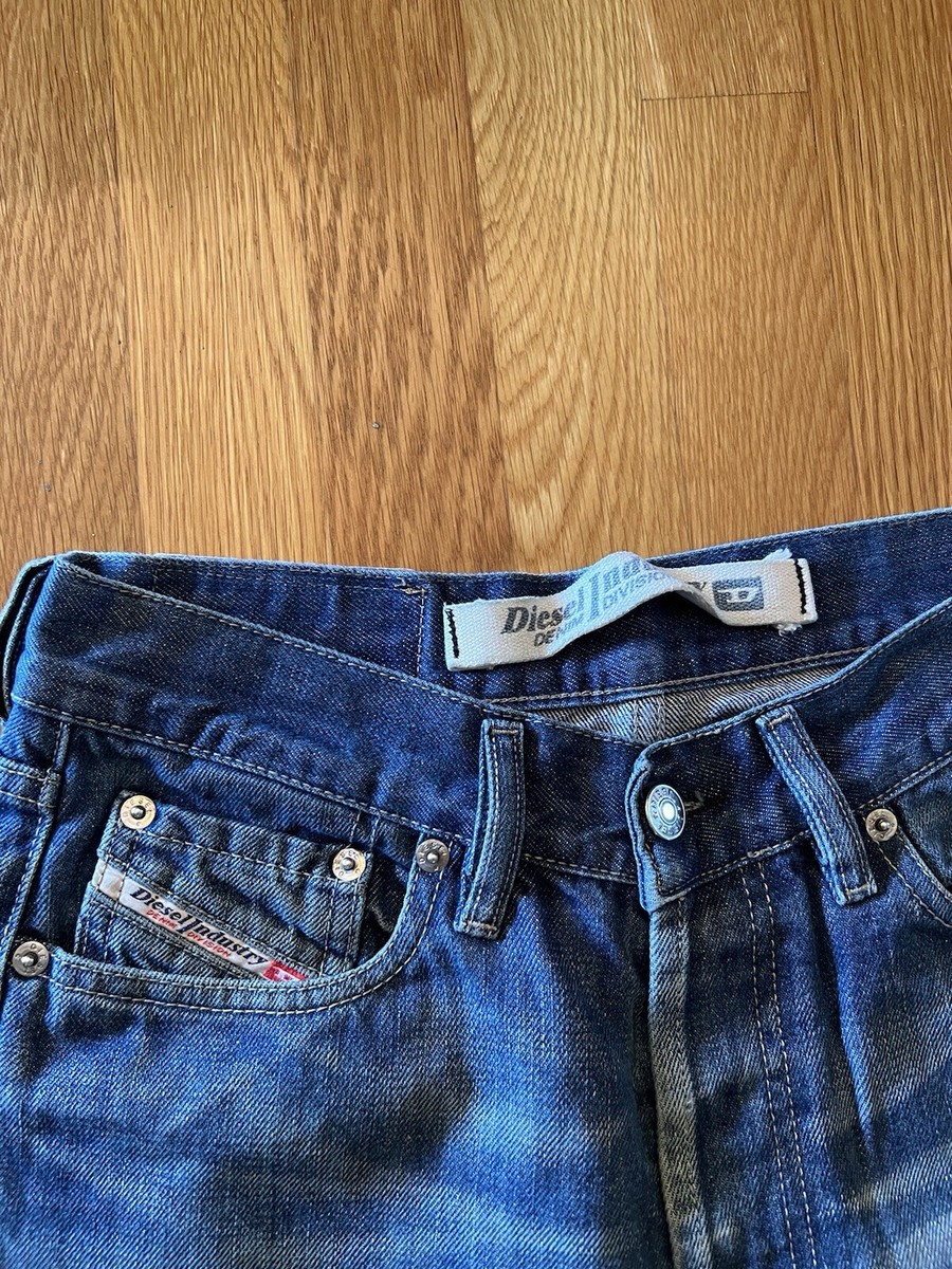 Vintage Diesel Jeans Tag Size 28 Blue Medium Wash Italy