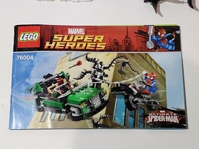 Lego Marvel Super Heroes 76004 Spider-Man Spider-Cycle Chase Venom Loose Set 