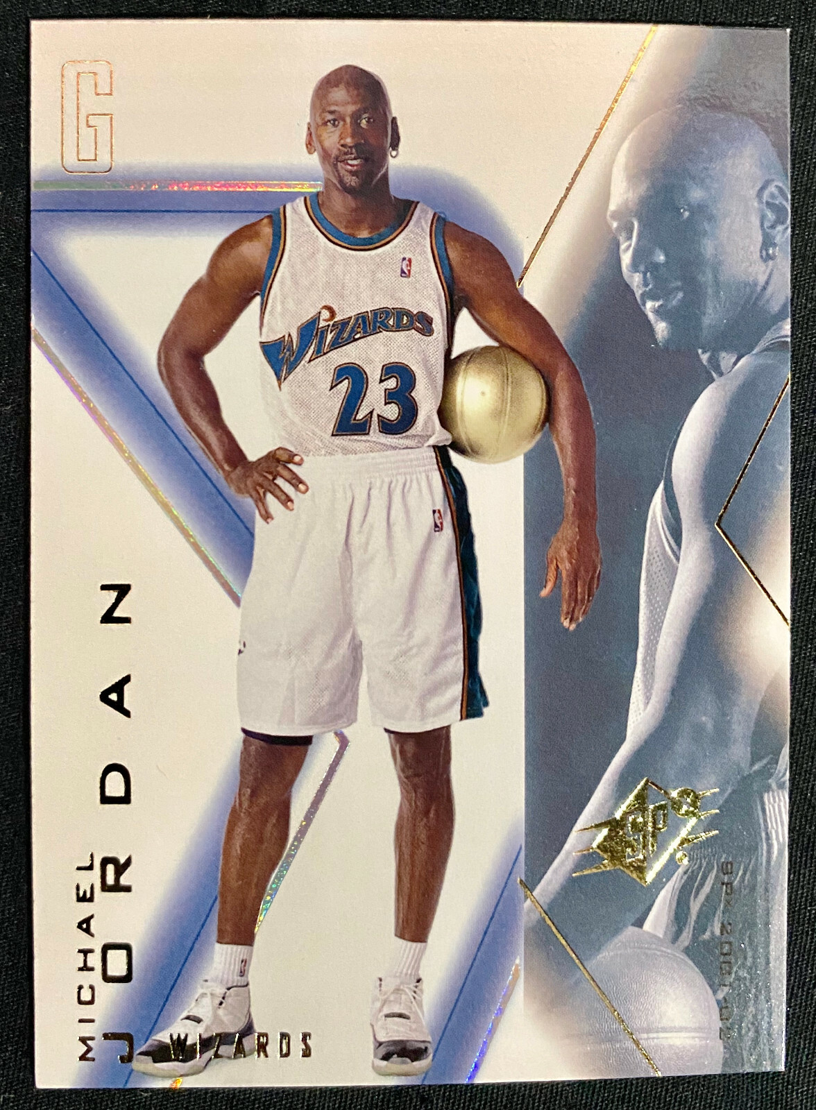 2001-02 SPX # 90 Michael Jordan Ex-Nrmt Wizards Bulls