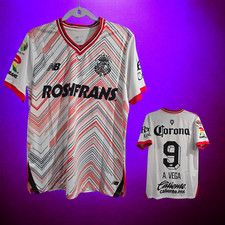 Toluca FC Away 24/25 - Football Soccer - Red - A. VEGA # 9 - 2XL (Run Small) Reg