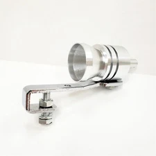 2.25" Tail Pipe Muffler Tip Whistler Turbo Sound Simulator Exhaust Pipe Silver