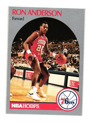 1990 Hoops Team Night Philadelphia 76ers #NNO Ron Anderson Philadelphia 76ers