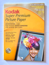 KODAK Super Premium Picture Paper NEW A4 Size 8-3/8 x 11-7/8 in ULTRA GLOSSY