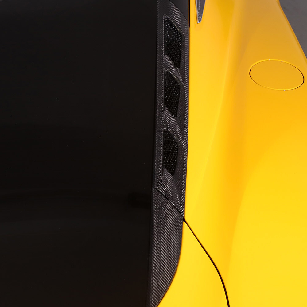 Carbon Fiber Roof Hood Engine Air Vent Outlet Cover For Lotus Emira 2022 23-2024