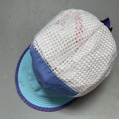 Vintage Patagonia Duck Bill 5 panel hat mesh nylon size medium Made in the USA 1997 Patagonia Made In The U.S.A. Vented Duckbill Cap, Butternut main image 4