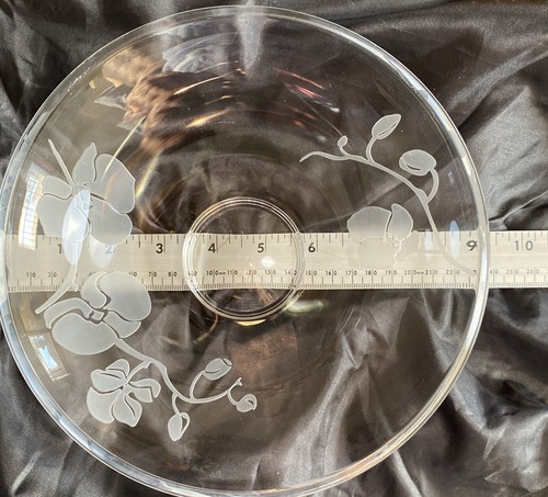 Vintage Crystal JD Duran Plate With Etchings - Picture 7 of 8