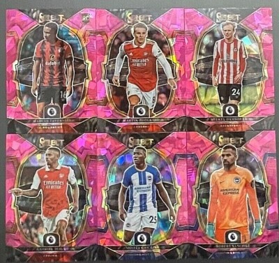 2022-23 Select Premier League Soccer Terrace Pink Ice Prizm Complete Your Set!