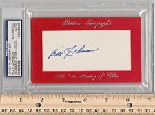 PSA/DNA 2010 Billy Johnson Historic Autographs Signed In Memory Of Auto 20/20