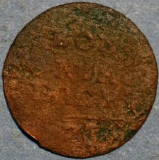 1 Quatrino Clement VIII 1592-1605 Italian States Bologna Copper