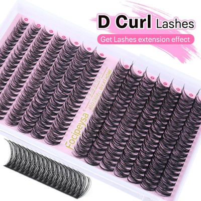 Wimpern Extensions Set Für Zu Hause – Inkl. Kleber, Pinzette & Remover, 600 Wimpern In 30D, 40D, 50D Für Natürlichen Bis Dramatischen Look