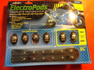 NEW ELECTROPODS LED LIGHT POD STRIPE BLUE 12V GSX-R750 GSX-R600 GSX-R1000 ZX-6R