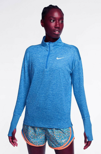 Nike Womens Element Long Sleeve 1/2 Zip 