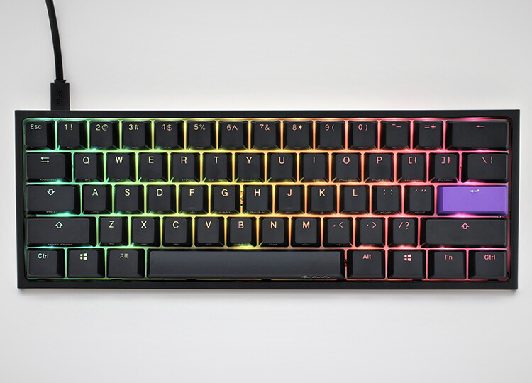 🦆 Ducky One 2 Mini v2 RGB LED 60% Double Shot PBT Keyboard