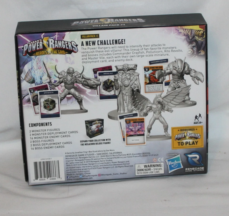 Power Rangers: Heroes of the Grid Villain Pack #1 2019121518-1 miniaturas Foto 3 de 4