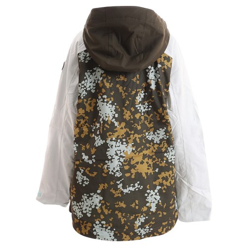 Burton Womens 2020 Snowboard Snow Eastfall Jacket Forest Night/Blue Flower/Camo - 第 2/3 張圖片