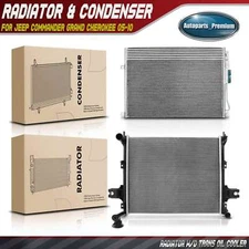 Radiator & AC Condenser Cooling Kit for Jeep Commander  Grand Cherokee 2005-2010