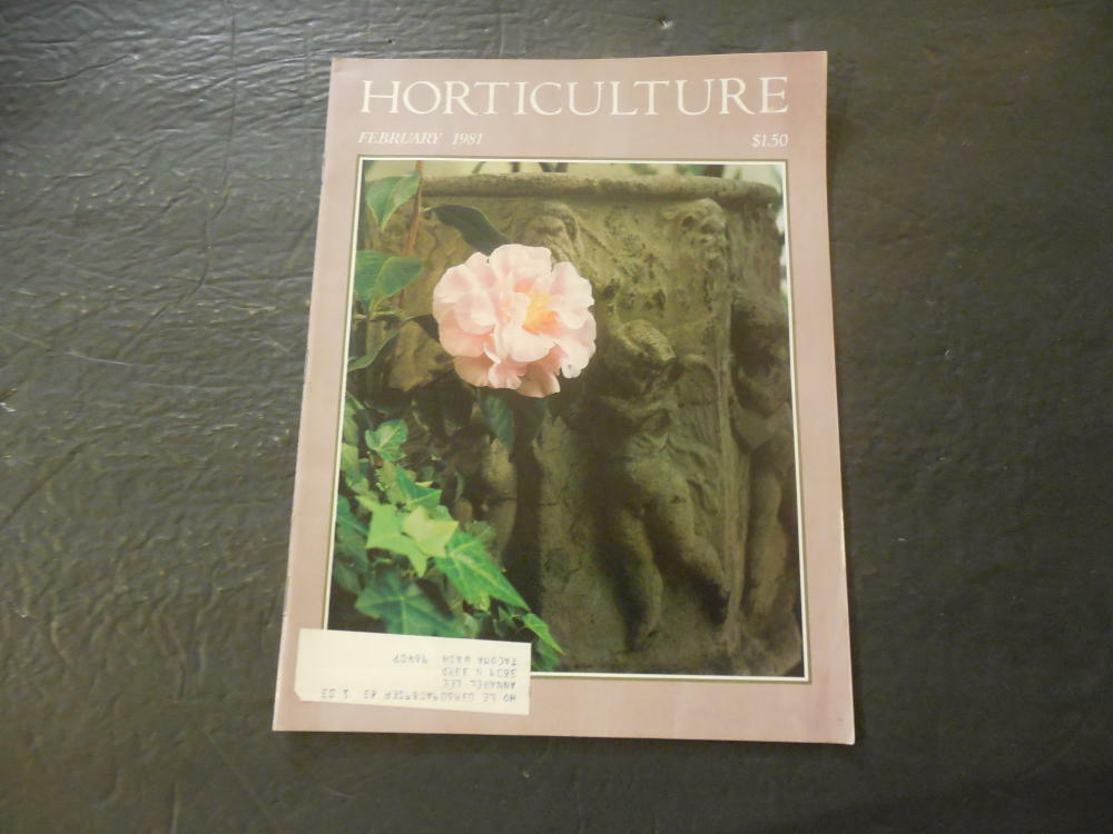 Horticulture Magazine February 1981 American Gardening Issue ID 35845