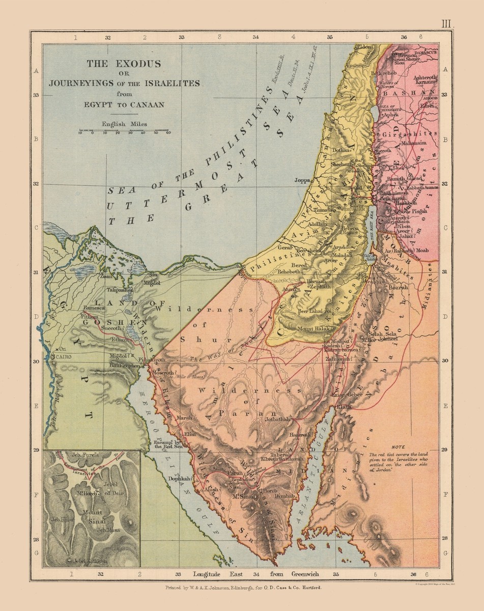 Mount Lebanon Map Middle East Beirut, Baalbek And The Chouf Mountains