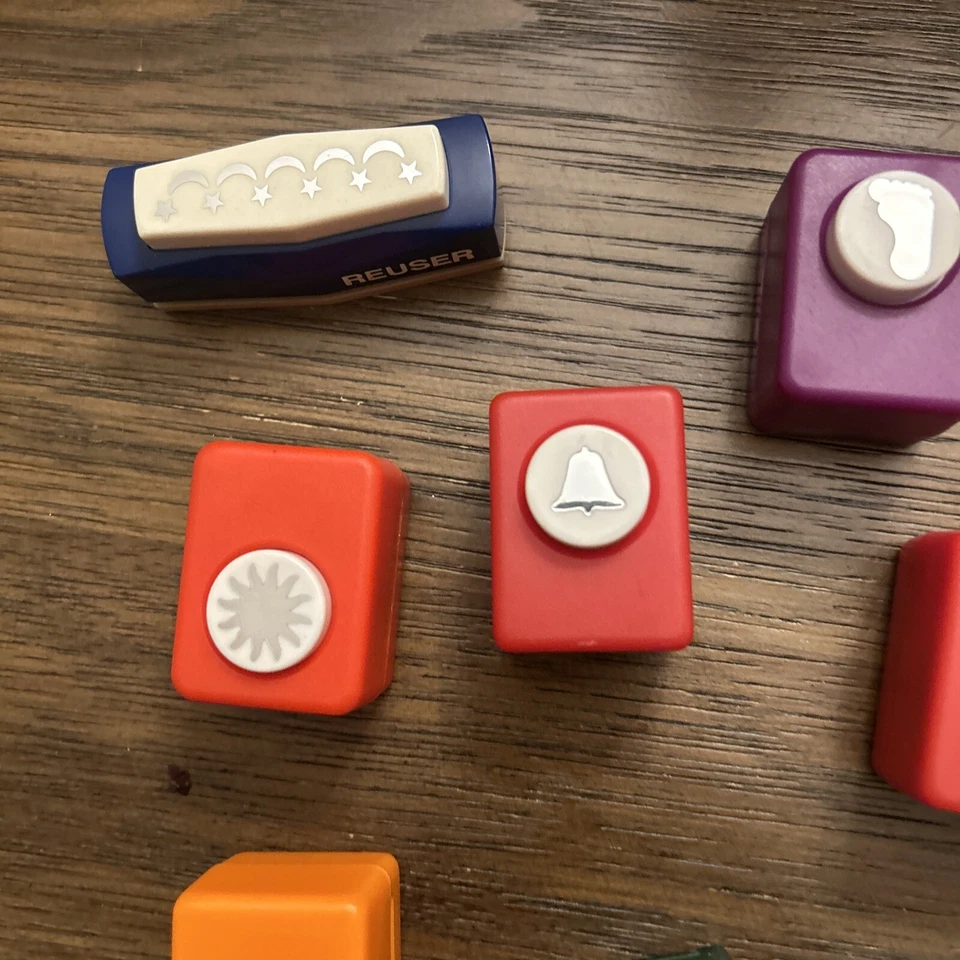 Lote de trabajo de cortadores de forma de papel perforador artesanal, CARLACRAFT. Ver fotos Foto 4 de 4