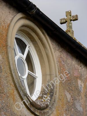 Photo 6x4 Window and Cross, Maxton Kirk Maxton/NT6130  c2010