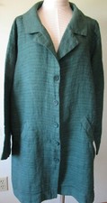 Flax Designs Linen Jacket 1g Nwt Suave Jacket Forest