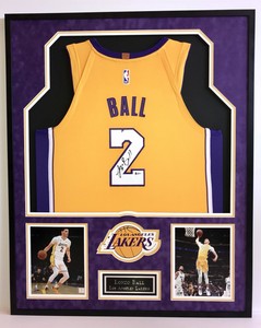 lonzo ball autographed jersey