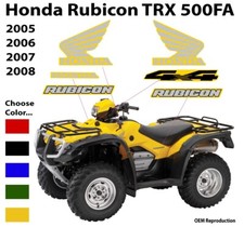 Honda Foreman Rubicon Decal Kit Sticker Mark Emblem 2005 2006 2007 2008 OEM