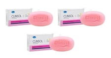CLINSOL SOAP PACK OF 3 (75G EACH) BEST FOR ACNE & OILY SKIN ENRICHED TEA TREE