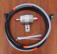 2007-2010 Pontiac G5 Tank to Motor Full Length Nylon Fuel Feed Line Kit