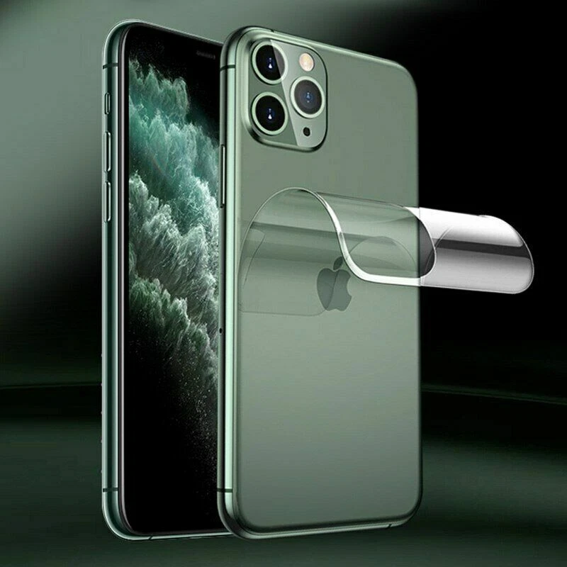 Front + Back Hydrogel Film For iPhone 16 16E 15 14 13 12 11 Pro Screen Protector - Image 4 of 4