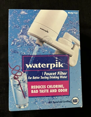 WaterPik Model F-52 White Water Faucet Filter - New in Box - Image 1 of 4