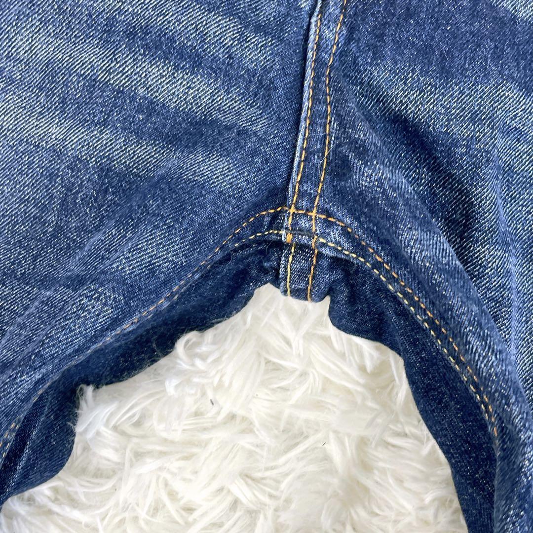 EVISU Denim Jeans Pants Cotton Indigo Blue Lot.2027 No.2 EVISU Denim Jeans Pants Cotton Indigo Blue Lot.2027 No.2