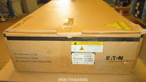 Eaton Evolution EXB 2500 / 3000 RT2U Tower / Rack Power Backup 72V DC 18 Ah NEW