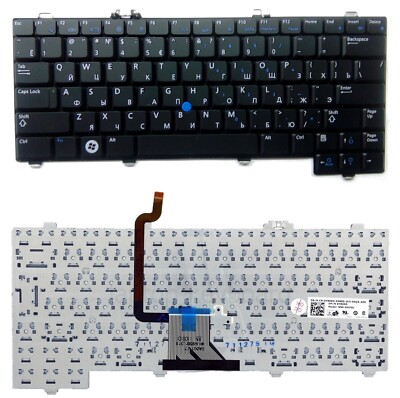 Original QWERTY RUSSISCHE Tastatur DELL Latitude XT XT2 /DE77-RUS